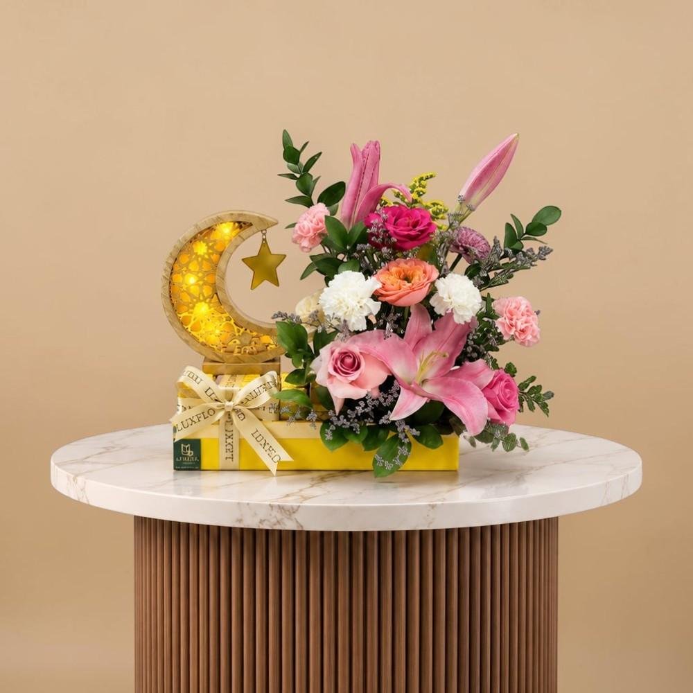 LXF-1379-Moonlit Floral Elegance.
