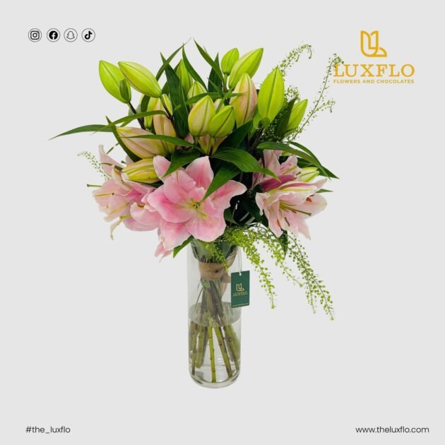 Pink Lily Paradise-LXF-1422 - Image 2