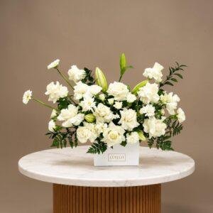White Floral Gift-LXF-1475