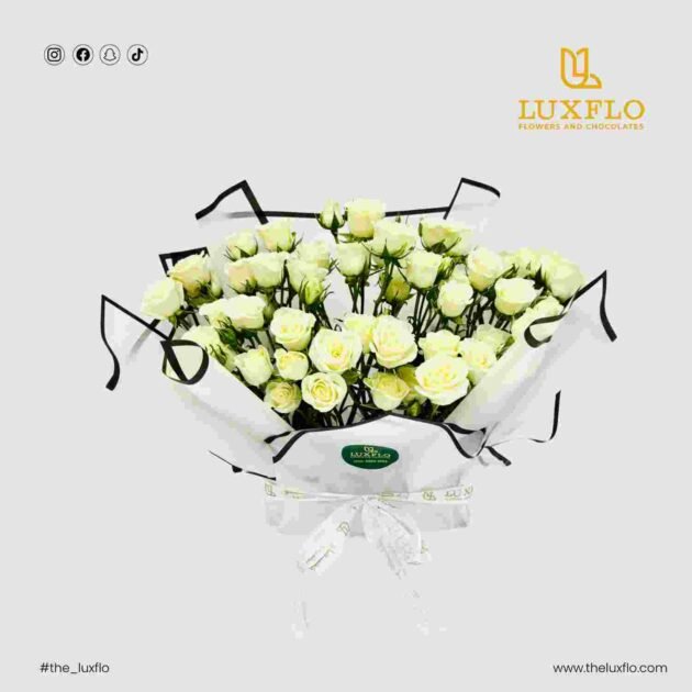 Pure White Beauty Arrangement-LXF-1464