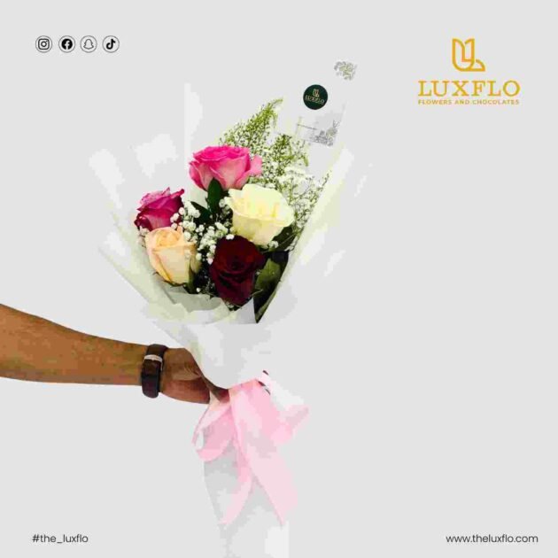 Mixed Roses Bouquet-LXF-1465