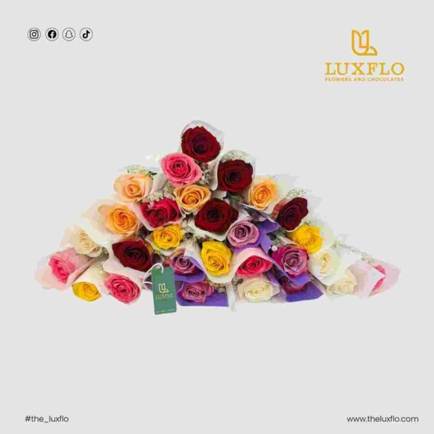Rainbow Celebration Bouquet-LXF-1466