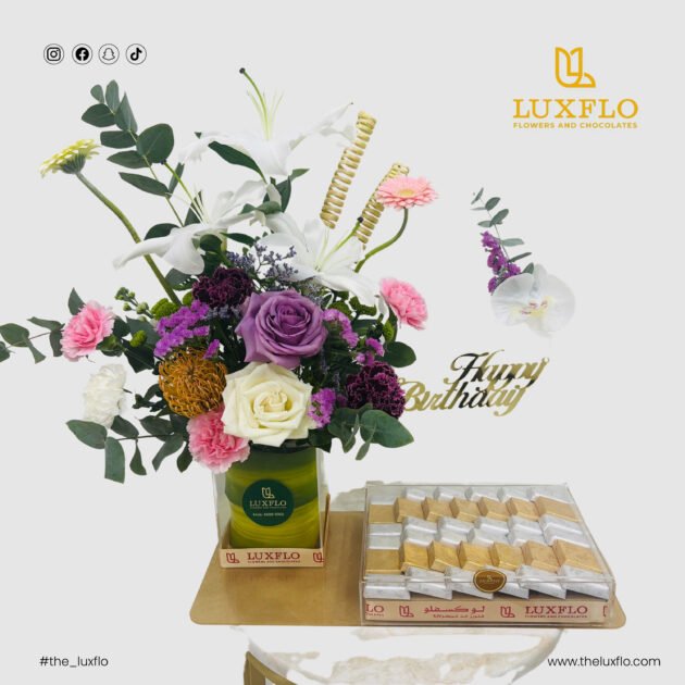 Birthday Blossom & Chocolate Bliss-LXF-1278. - Image 3