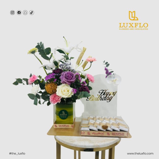 Birthday Blossom & Chocolate Bliss-LXF-1278. - Image 2