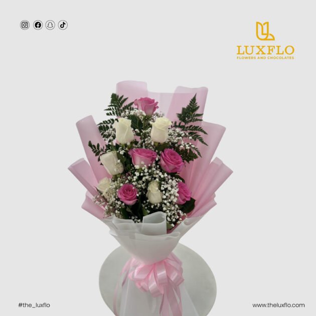 Pink & White Harmony-LXF-1231