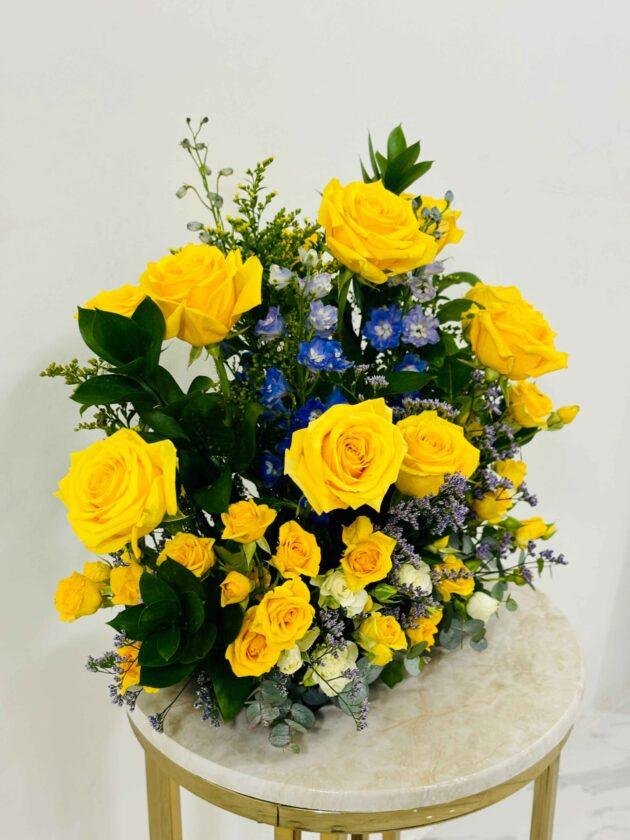 Yellow flower bouquet - Test Product