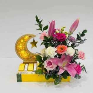 LXF-1379-Moonlit Floral Elegance. - Image 2