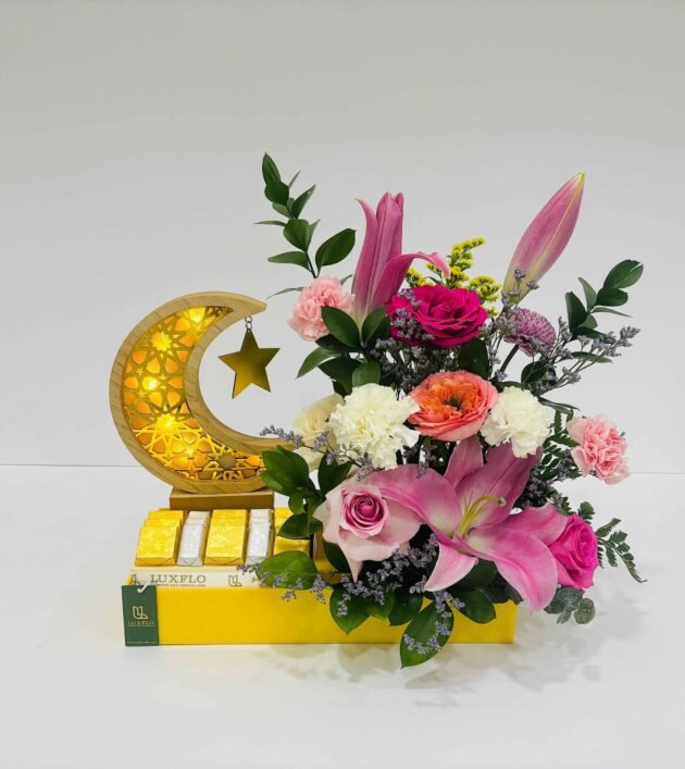 LXF-1379-Moonlit Floral Elegance. - Image 2