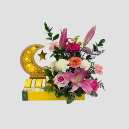 LXF-1379-Moonlit Floral Elegance.