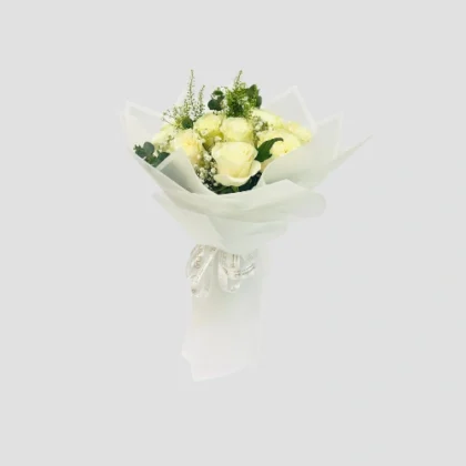 White Elegance Bouquet-LXF-1462