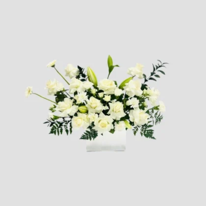 White Floral Gift-LXF-1475