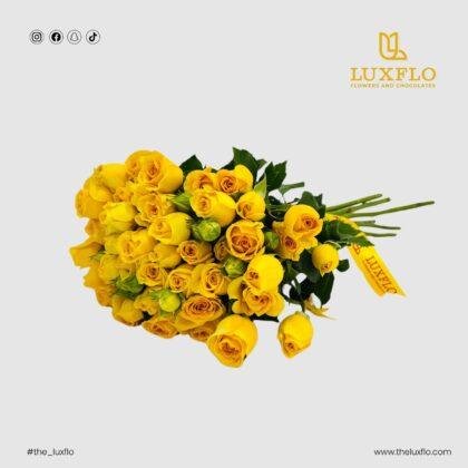 Wholesale Yellow Baby Roses-20-lxf-1496