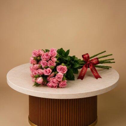 Wholesale-Pink Baby Roses-LXF-1497