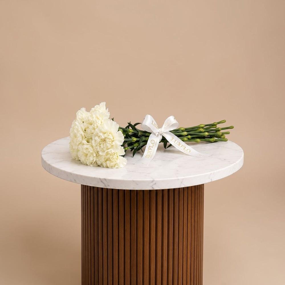 Wholesale-Carnation White-LXF-1564