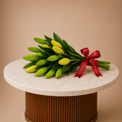 Wholesale-Yellow Lily-LXF-1489