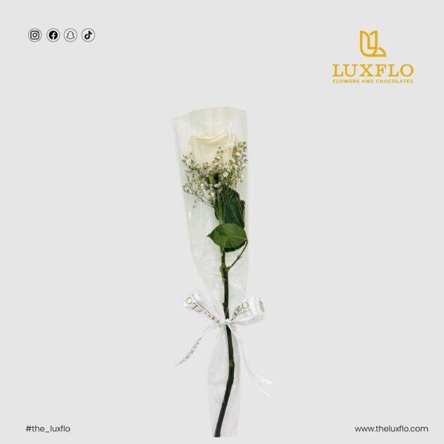 Single Flower-White-LXF-1615