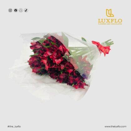 Wholesale-49-Red Alstroemeria-LXF-1649