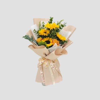 Sun flower Bouquet-LXF-1609