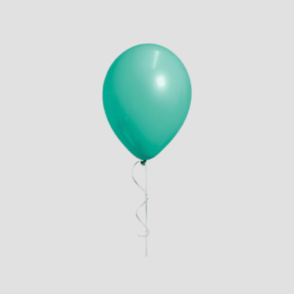 Helium Green Balloon-LXF-1751