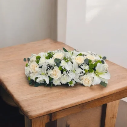 Elegant White Bliss Centerpiece-LXF-1837