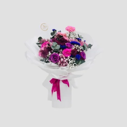 Blush Violet Bouquet-LXF-1858