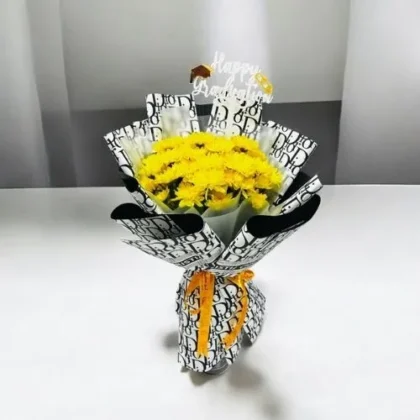 Golden Graduation Bloom Bouquet-1956