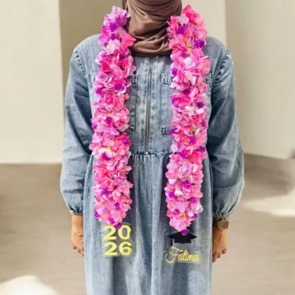 Graduation Flower Necklace LXF-1974