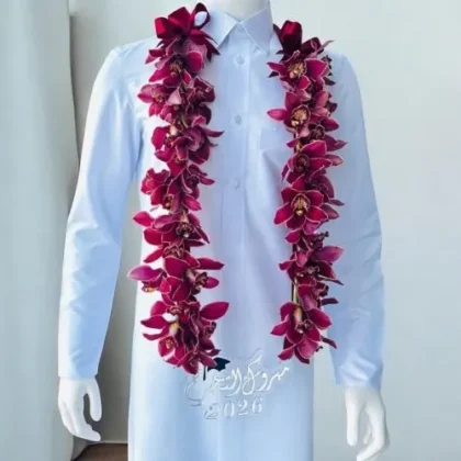 Graduation Flower Necklace LXF-1976