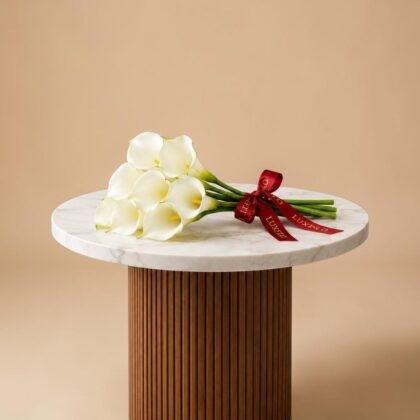 Wholesale-White Calla lily -LXF-1988